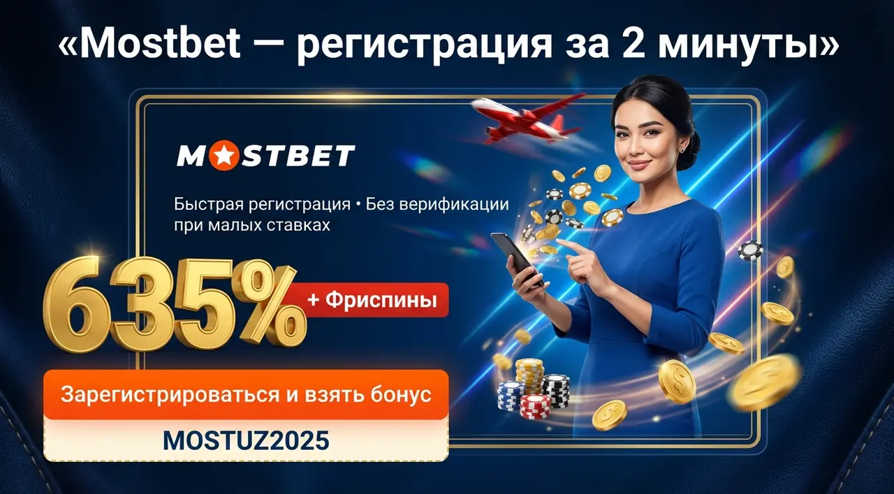 Mostbet регистрация – как зарегистрироваться на сайте